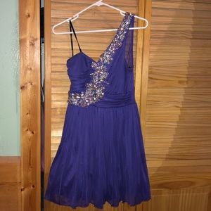 B Darlin purple formal dress (short)